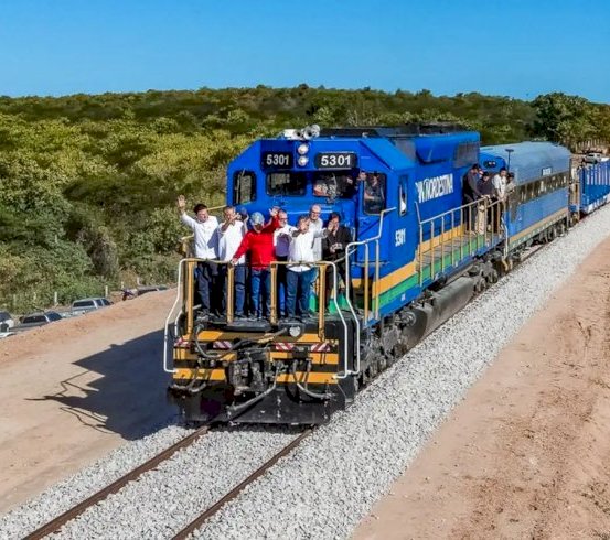 Ferrovia Transnordestina, entre CE e PI, atinge 82% de obra concluída