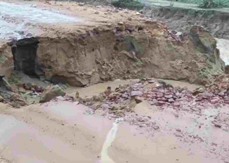 Patrola abandonou por um mês obra de rodovia que desmoronou no Pantanal