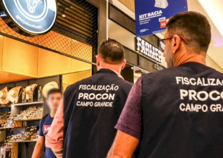 Compras de Natal: Procon realiza fiscalização em shopping de Campo Grande