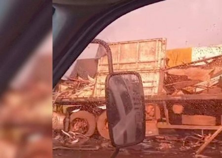 Ultrapassagem em faixa contínua teria causado acidente com morte de caminhoneiro na BR-163 em MS