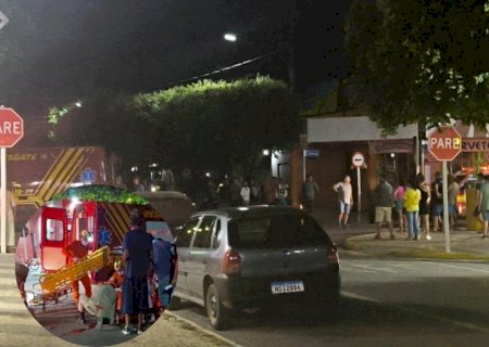 Criança sofre fratura exposta na perna em acidente envolvendo bicicleta elétrica no interior de MS