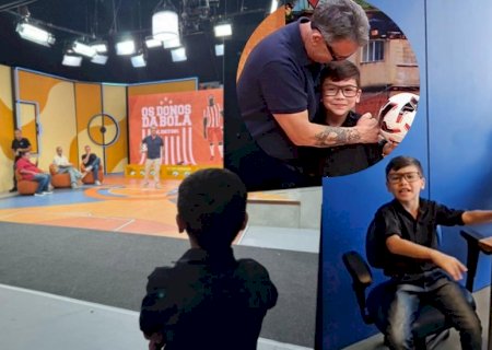 Mini ‘Craque Neto’, menino de Campo Grande vira sensação no país e é chamado pela Band