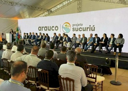 Arauco lan&ccedil;a pedra fundamental de ramal ferrovi&aacute;rio em Inoc&ecirc;ncia