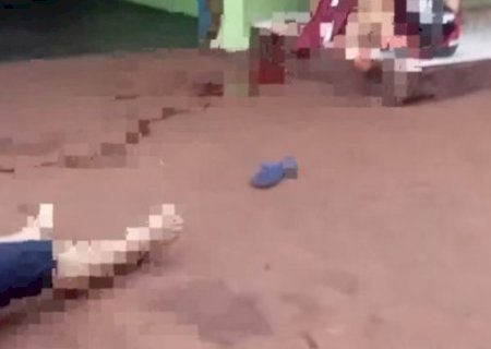 Borracheiro &eacute; morto a tiros e mulher fica ferida em ataque na fronteira