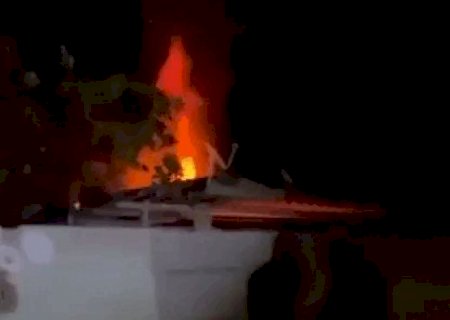 Vela em banheiro provoca inc&ecirc;ndio e fam&iacute;lia perde tudo no Santa Em&iacute;lia