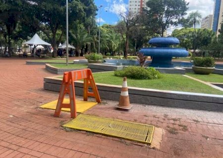 Pra&ccedil;a Ary Coelho passa por manuten&ccedil;&atilde;o e ter&aacute; bebedouro para pets