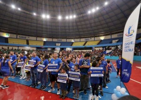 Rede municipal abre maior calend&aacute;rio esportivo estudantil com v&aacute;rias modalidades