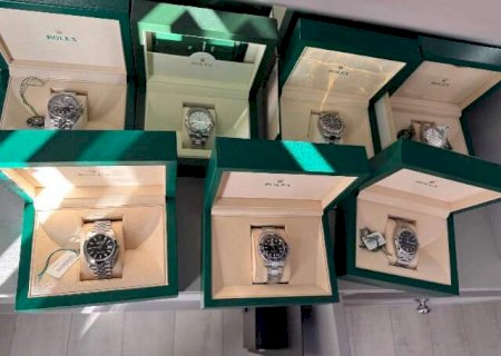 Durante opera&ccedil;&atilde;o, policiais saem de pr&eacute;dio na Afonso Pena com 7 Rolex e celular