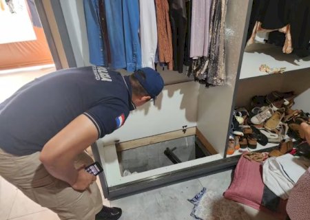 Tentativa de pris&atilde;o falha e traficante foge por t&uacute;nel na fronteira