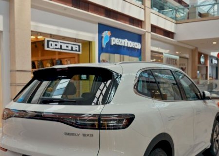 Mobilidade el&eacute;trica avan&ccedil;a em MS e ShopCar apresenta a Geely