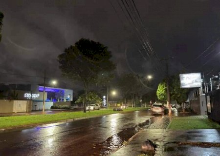 Chuva muda o tempo e derruba temperatura em 10&deg;C na fronteira