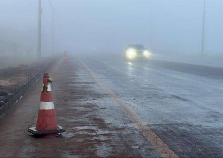 Forte nevoeiro reduz visibilidade em Ponta Por&atilde;