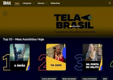 Streaming p&uacute;blico estreia com 555 filmes brasileiros dispon&iacute;veis