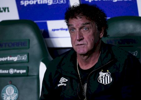 Cuca valoriza empate do Santos contra o Palmeiras sem Neymar: "Jogamos bem com ou sem ele"