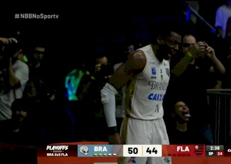 Brasília vence o Flamengo em jogo com recorde de público e volta à semifinal do NBB após 10 anos
