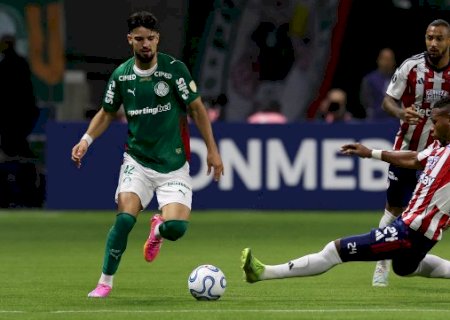 Com atua&ccedil;&atilde;o de Flaco, Palmeiras goleia e avan&ccedil;a &agrave;s oitavas da Libertadores