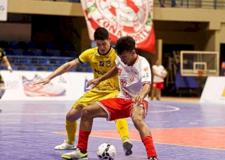 Time de MS leva goleada no RN e segue sem vencer na Liga de Futsal