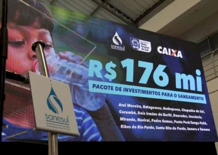 Com R$ 176 milh&otilde;es, Sanesul quer preparar rede para crescimento econ&ocirc;mico de MS