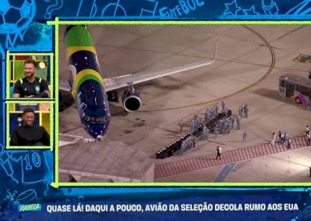 Neymar registra embarque da Seleção para Copa do Mundo: "Todos juntos"
