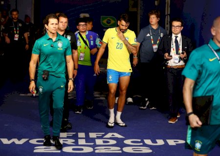 Lucas Paquetá tem lesão constatada e está fora das oitavas de final
