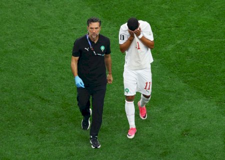 Saibari deixa campo lesionado e vira preocupação para Marrocos na Copa do Mundo