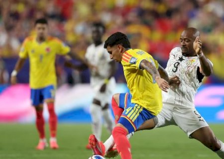Col&ocirc;mbia bate Gana com gol de Arias e avan&ccedil;a &agrave;s oitavas da Copa