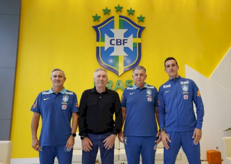 Ancelotti se reúne com técnicos das seleções de base do Brasil na Granja Comary