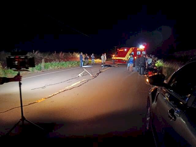Motociclista morre atropelado por caminh&atilde;o na MS-278