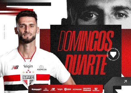 São Paulo derruba transfer ban e anuncia contratação do zagueiro Domingos Duarte
