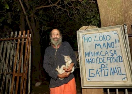 Com 11 gatos, morador pede fim do abandono dos pets em frente de casa