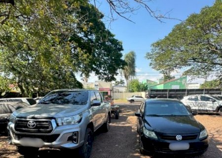 Pol&iacute;cia prende dupla suspeita de tr&ecirc;s assaltos na MS-164, em Ponta Por&atilde;