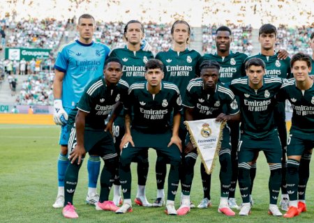 Real Madrid vence amistoso com Endrick de titular e gol de novo atacante reserva