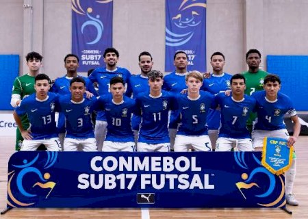 Com atleta de MS, Brasil goleia Equador na estreia do Sul-Americano Sub-17