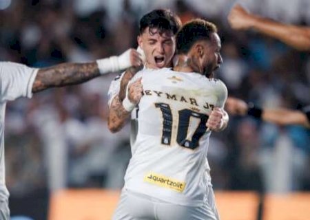 Com passe de Neymar, Santos busca empate contra o Mirassol