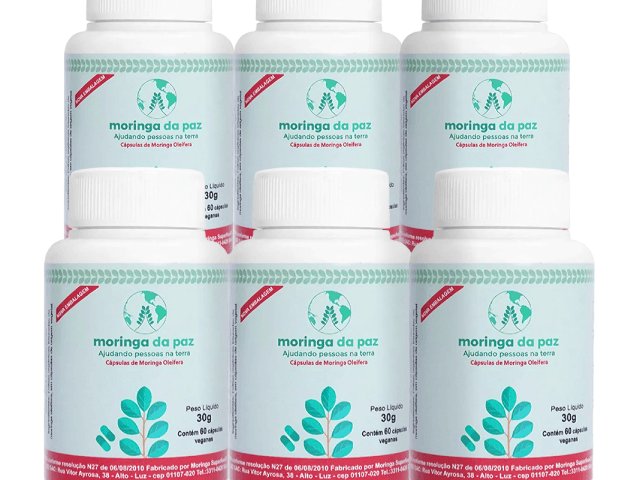 Ch&aacute;, p&oacute; e c&aacute;psulas de moringa t&ecirc;m venda suspensa em todo o Pa&iacute;s