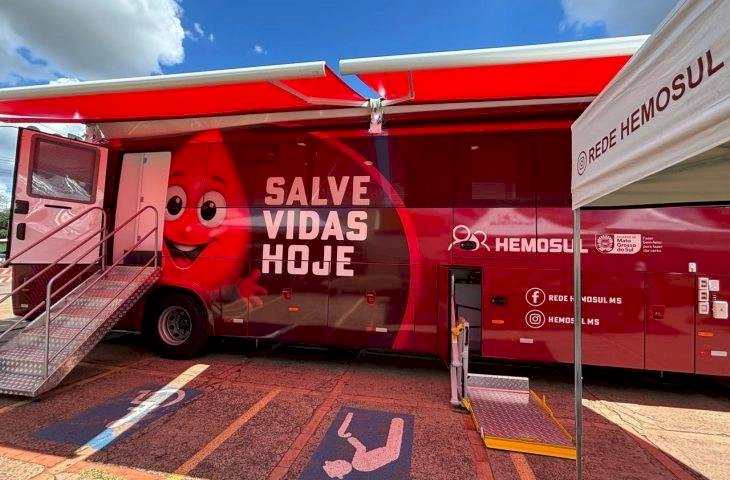 Hemosul Móvel realiza campanha de doação de sangue nesta quarta-feira em Coronel Sapucaia