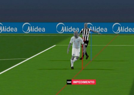 Veja análise do VAR em gol anulado por 1 cm do Grêmio contra o Botafogo e parecer do lance