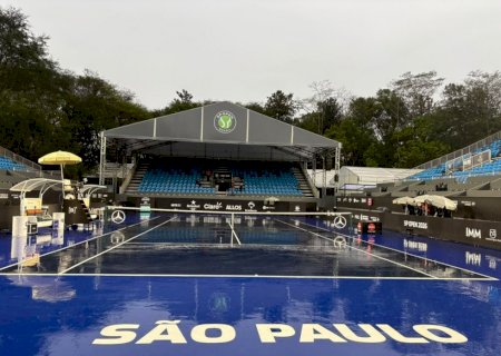 Chuva suspende partidas, e finais do SP Open são remarcadas para segunda-feira