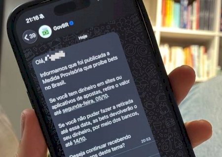 Recebeu aviso sobre dinheiro nas bets pelo WhatsApp? Mensagem &eacute; verdadeira