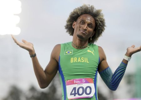 Alison dos Santos quebra recorde de novo e fatura o ouro nos Jogos Sul-Americanos
