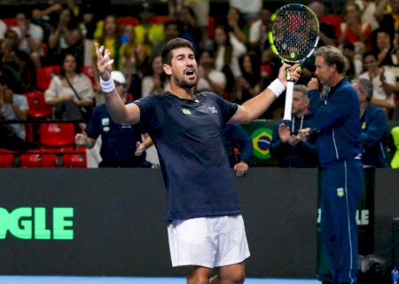 Brasil atropela a Suíça, vence por 3 a 0 e volta à elite da Copa Davis em 2027