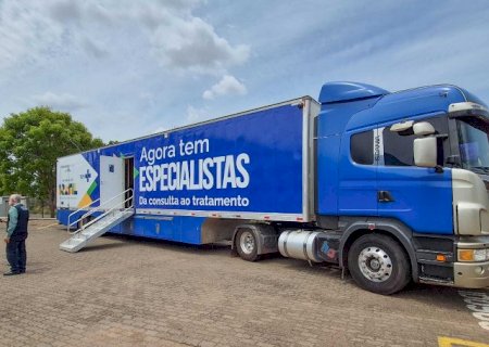 Carretas do SUS j&aacute; atenderam 8 mil pessoas e fizeram 15 mil procedimentos em MS