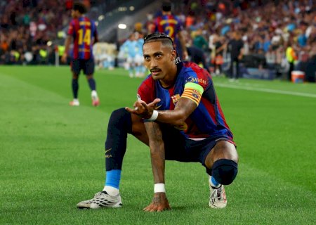 Raphinha lidera participação em gols entre artilheiros das grandes ligas europeias