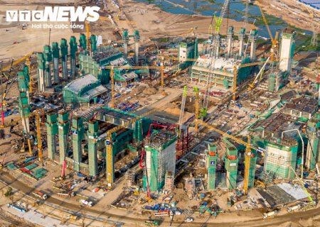 Construção de estádio no Vietnã para 135 mil pessoas avança em obras; veja imagens