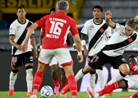 Vasco segura empate em Bogot&aacute; e deixa classifica&ccedil;&atilde;o para duelo de volta