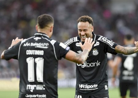 Neymar agradece carinho da torcida do Fluminense e comemora vitória do Santos: "Dominamos"