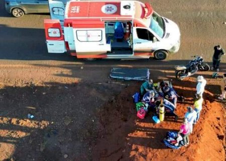 Motociclista que ia para assentamento tem p&eacute; amputado em acidente na BR-463