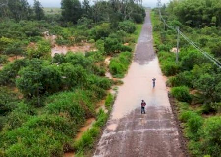 Temporais causam estragos no campo e afetam estradas rurais no sul de MS