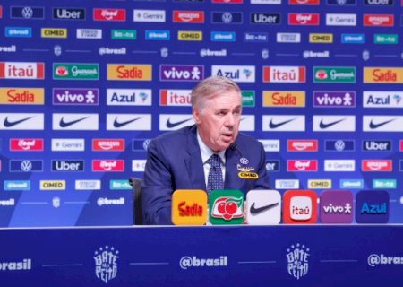 Com jogadores de MS no radar, Ancelotti anuncia convoca&ccedil;&atilde;o no dia 29